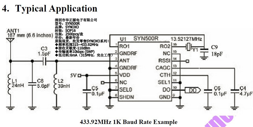 相关产品:ev1527syn470r  syn480r  syn500r  syn113/f113  syn115/f