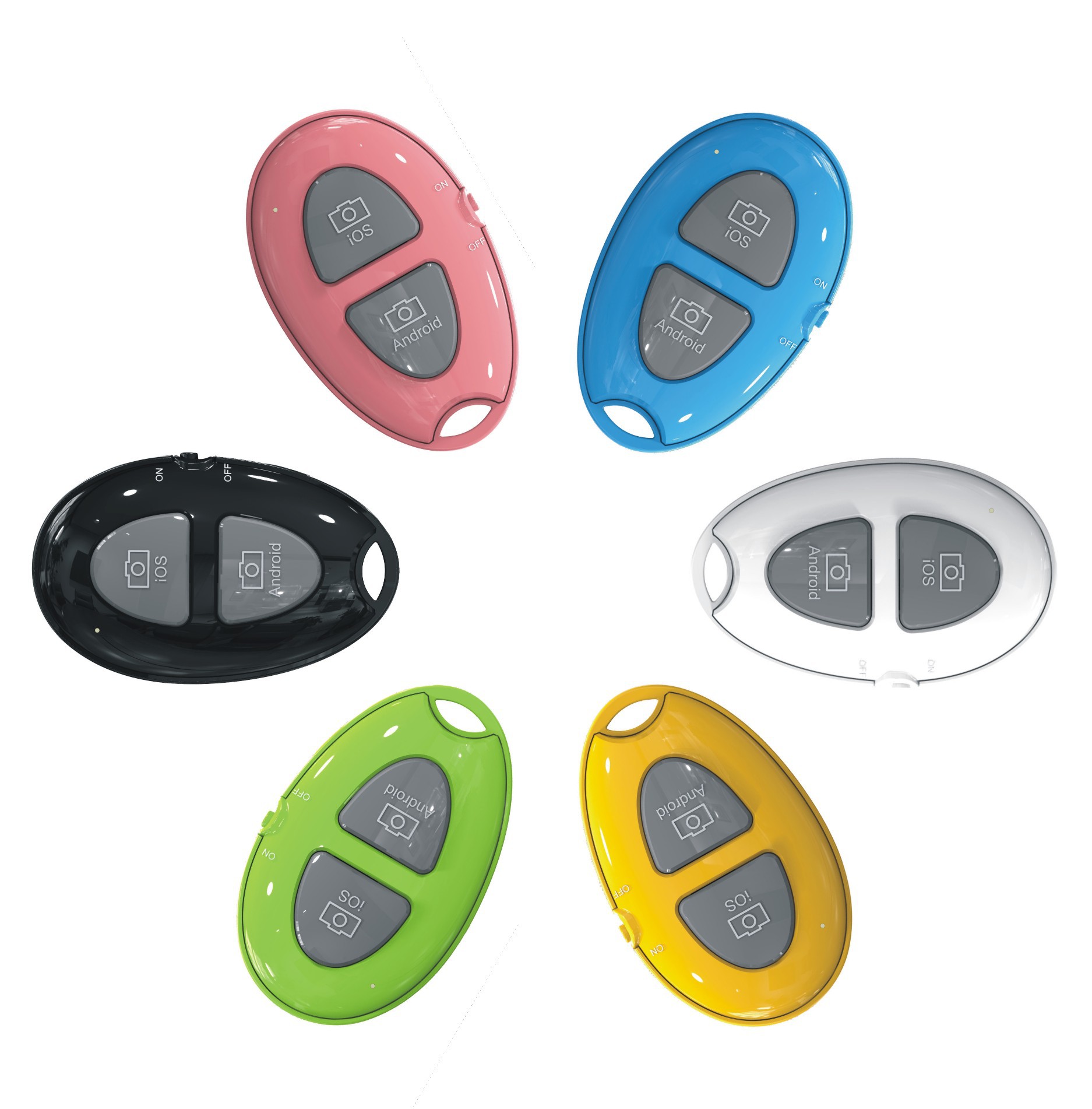 【手机蓝牙自拍器 安卓苹果IOS通用 无线蓝牙