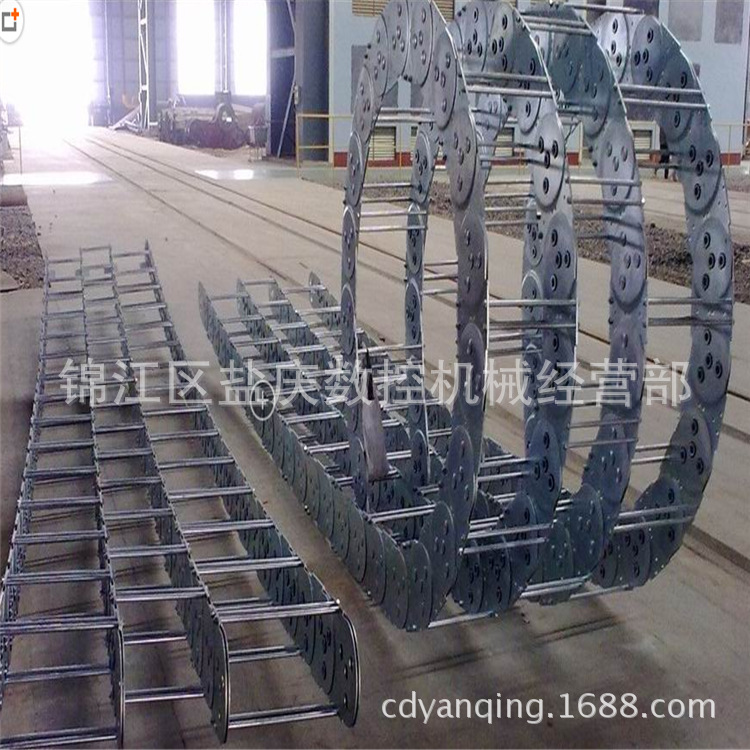供应高强度 速度快 噪音小优质 钢铝拖链重工企业首选盐庆拖链