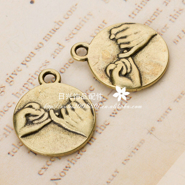 合金挂件 项链挂坠 diy复古合金饰品配件 <em>拉勾</em>约