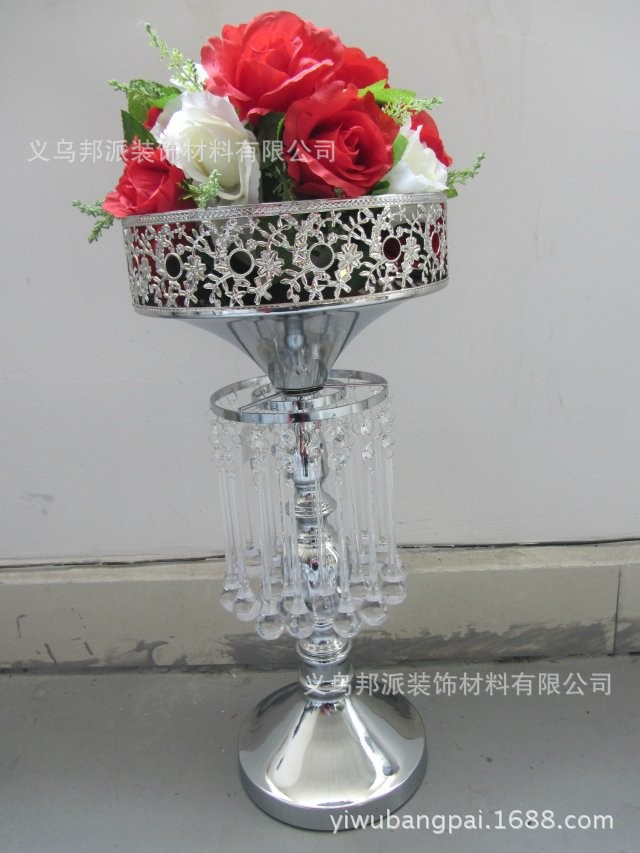 批发采购场地布置道具-欧式唯美花盘 酒桌摆件
