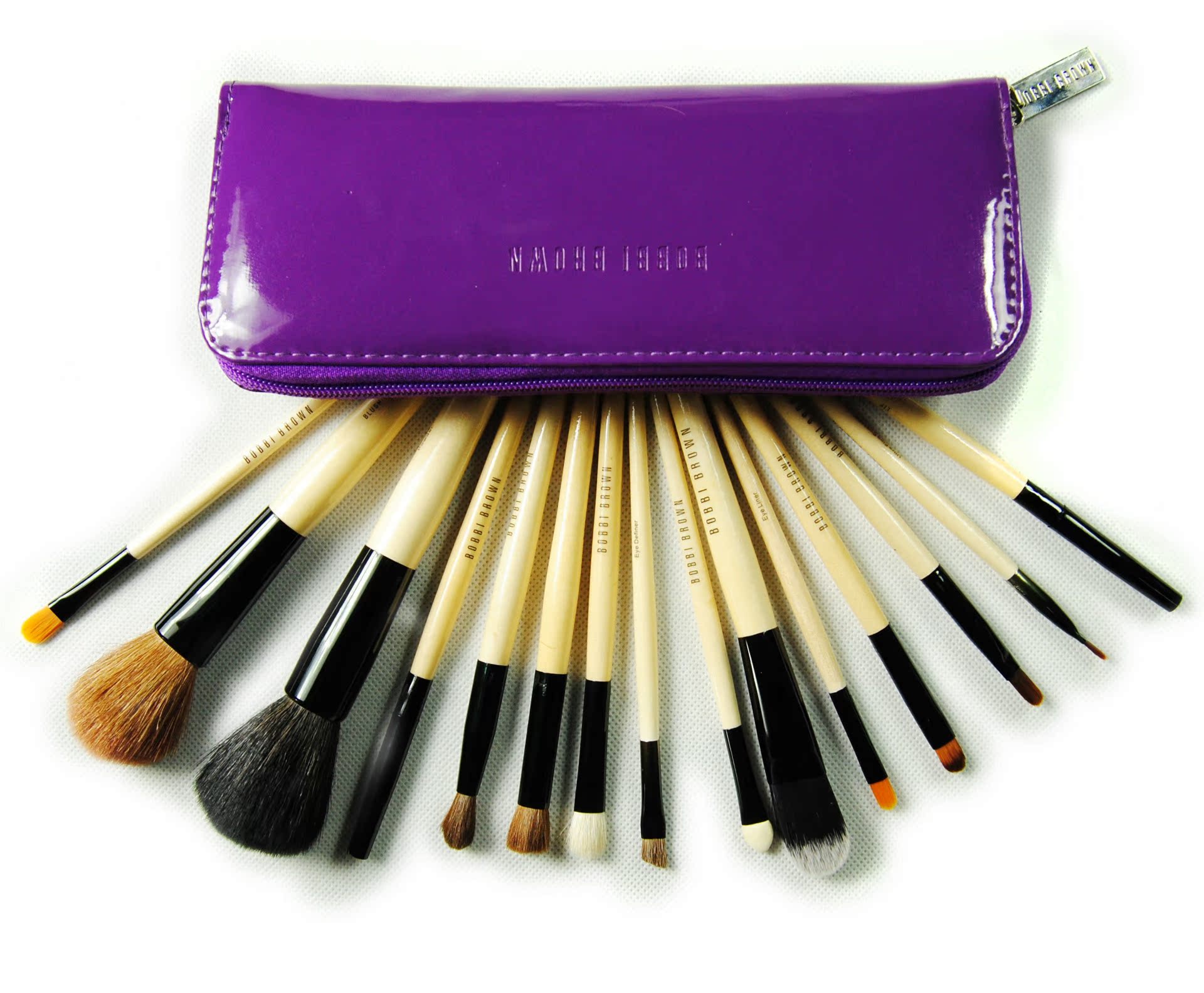 High Quality 15pcs BOBBI BROWN Professional Makeup Brushes Set in Carry