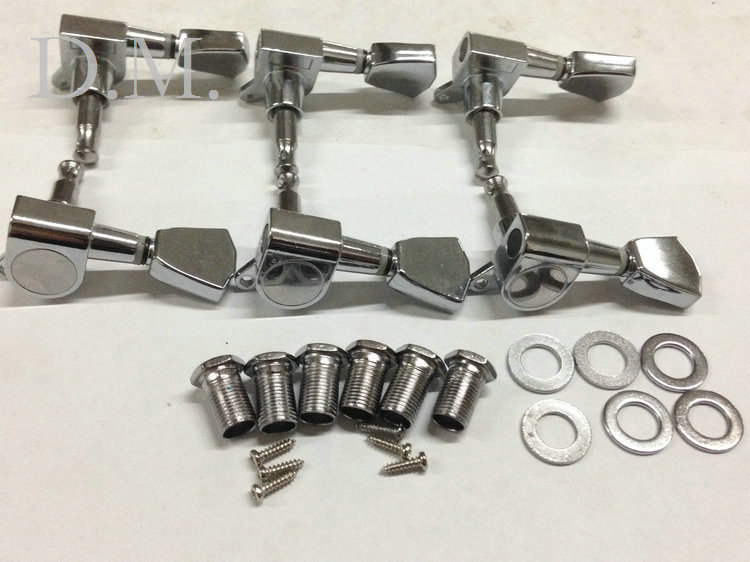 【精品推荐 LP电木吉他弦钮 民谣弦卷器镀锘全