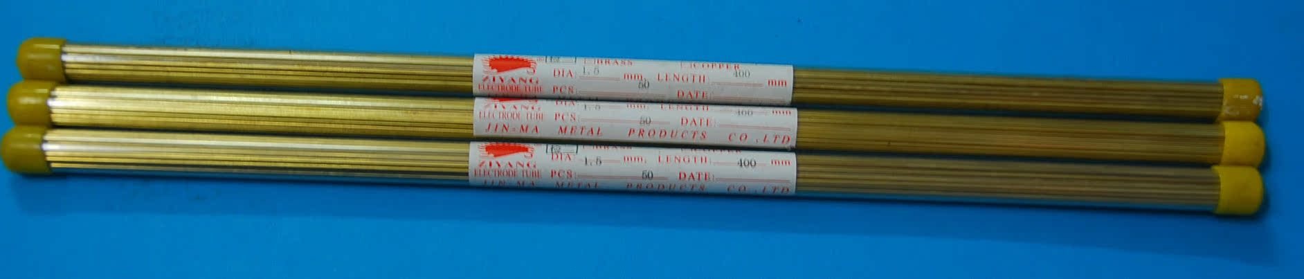 供应穿孔机黄铜管1.5*400mm  山东紫阳电极管 单孔黄铜管特惠批发