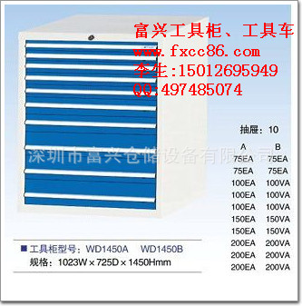 抽屉式工具车、工具柜、带挂板工具车、工具柜