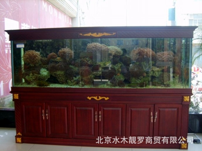 【私人订制】高档实木欧式鱼缸 水族箱 生态缸 海水缸 龙鱼鱼缸