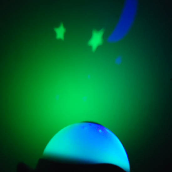 批发采购钟-七彩半球投影时钟 创意星空版投影