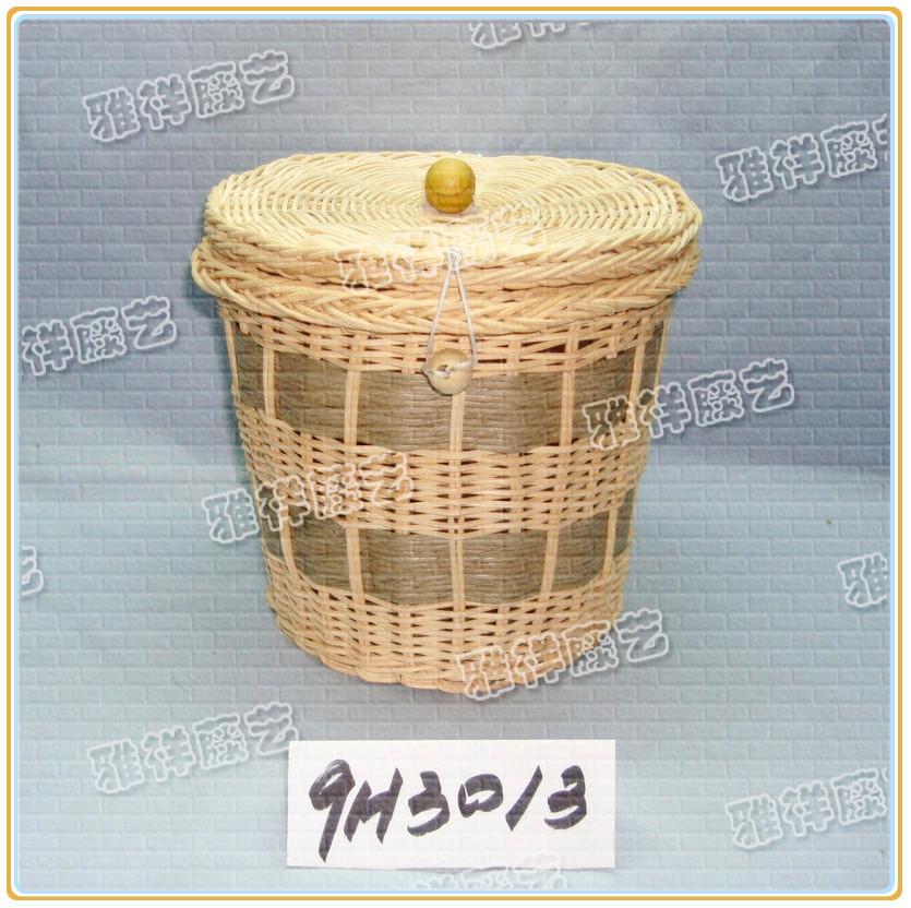 植物藤编茶叶包装罐