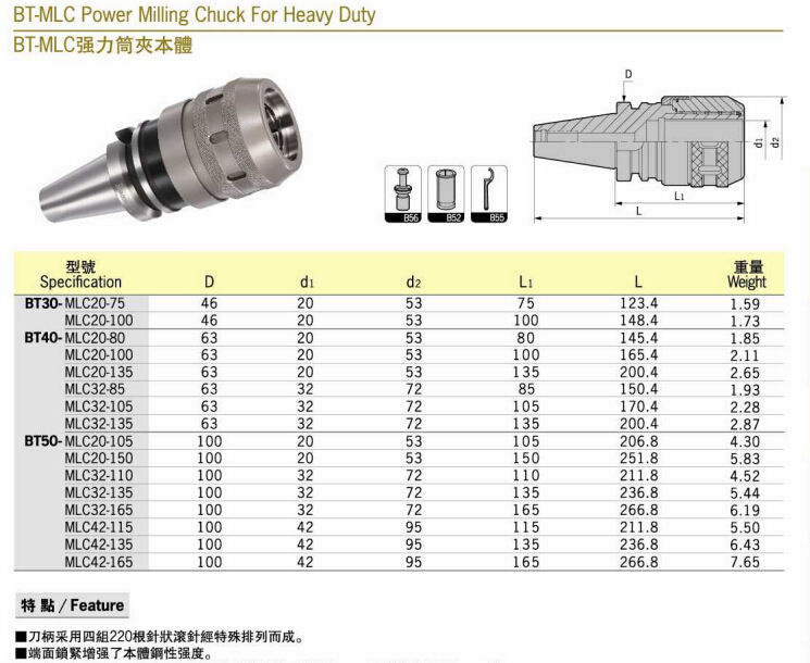 数控刀柄 bt40-c32-105强力刀柄 厂家直销 品质保证 量大惠优