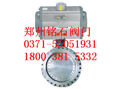 D643H气动法兰式硬密封蝶阀