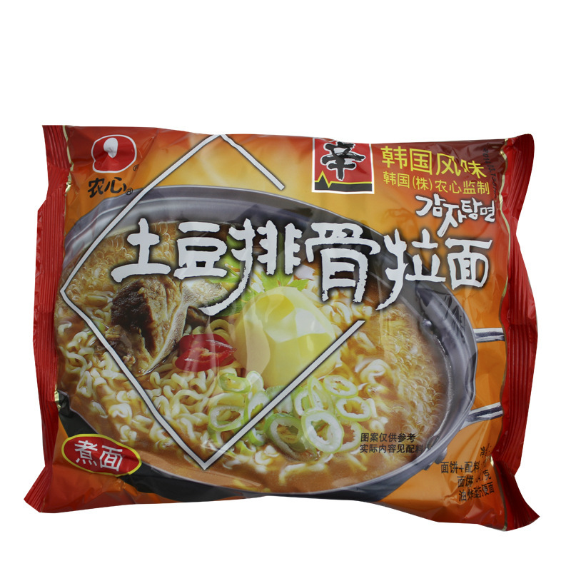 一品源批发韩国进口食品农心香菇牛肉面方便面120g正宗辛拉面