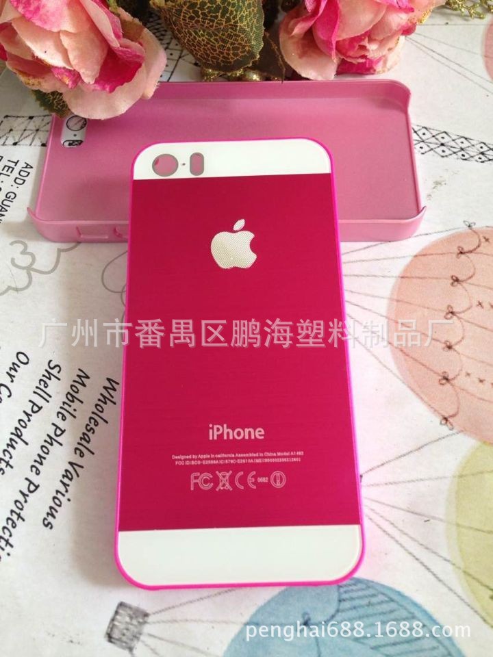 iphone5双色亚克力手机保护壳 防刮花镜面手机