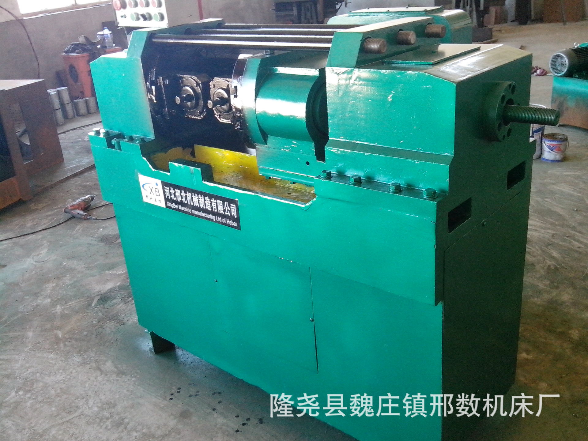 z28-150滚丝机自动加工上料，螺纹钢滚丝机