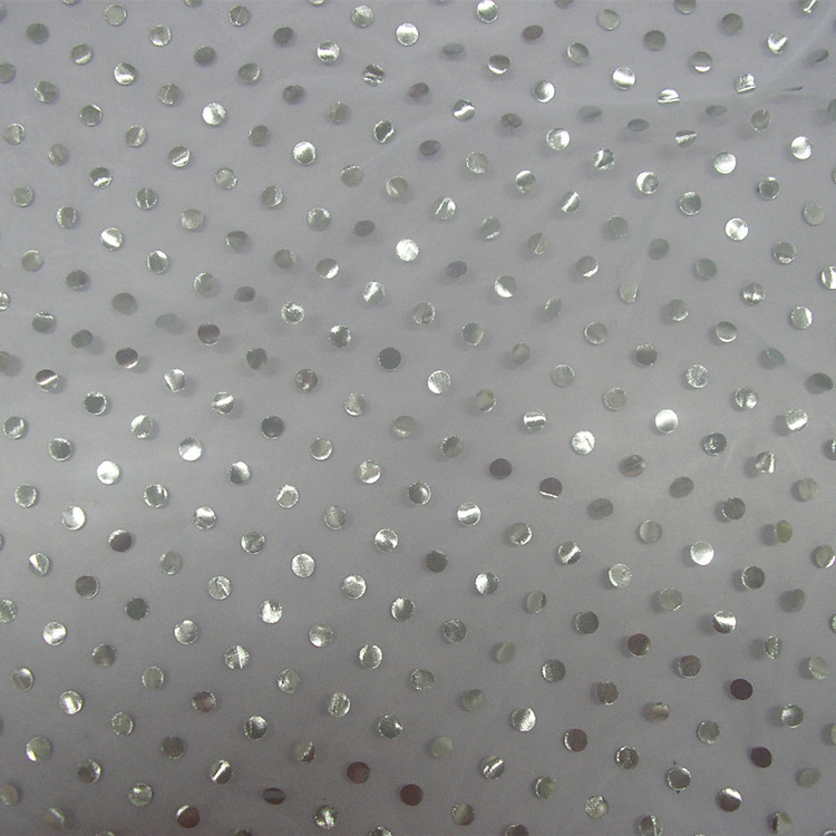 加密紗小圓點燙銀2