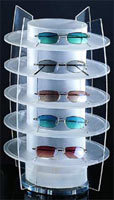 Acrylic glasses shelf