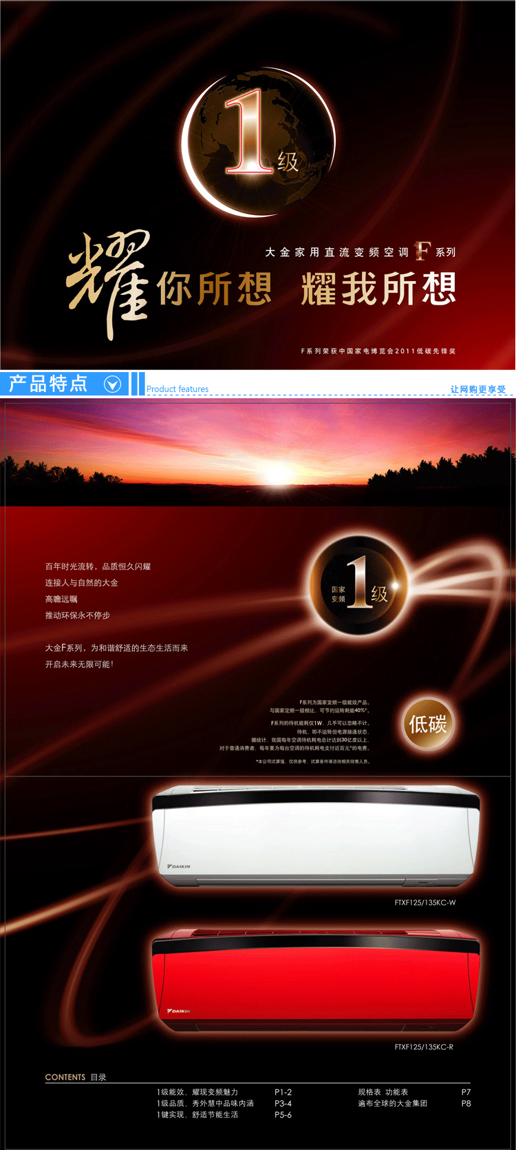 大金F125W