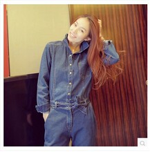 女式高腰牛仔裤_款式:连体裤_女式高腰牛仔裤