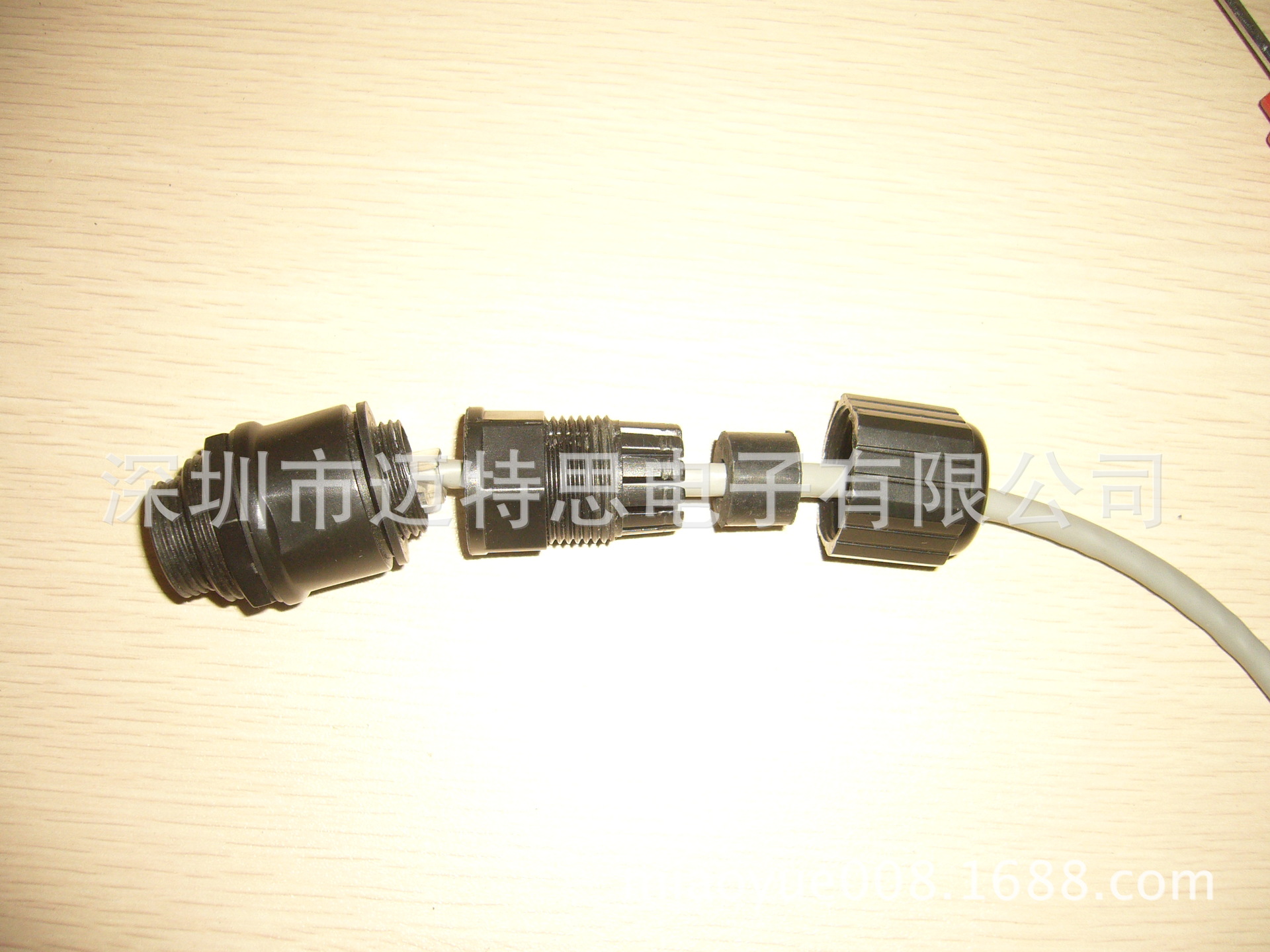 RJ45M25AP1網路防水連接器 (2)