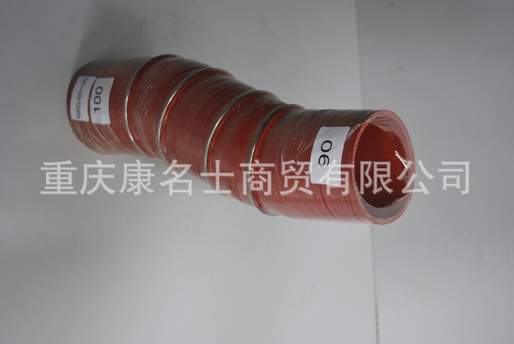 散热器胶管KMRG-605++500-变径胶管内径90变100XL410XL380XH160XH170内径90变100X硅胶管 生产,红色钢丝4凸缘4Z字内径90变100XL410XL380XH160XH170-4