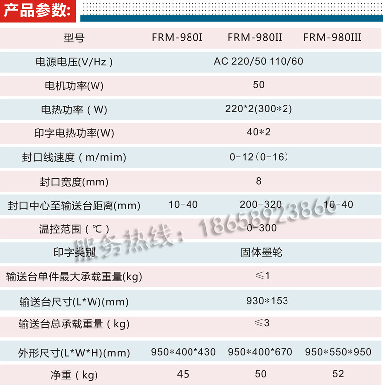 980封口機參數.