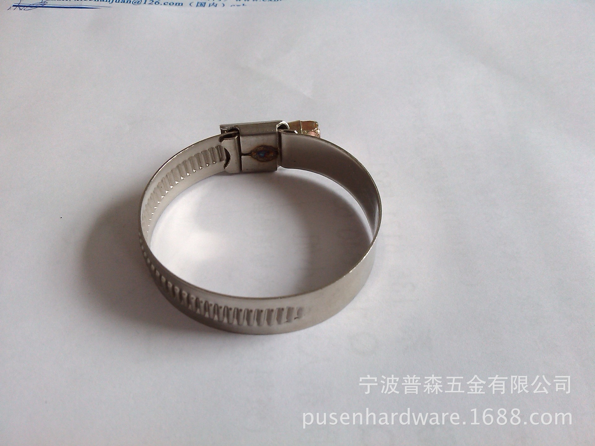 卡箍、抱箍-德式不锈钢201半钢卡箍、喉箍32
