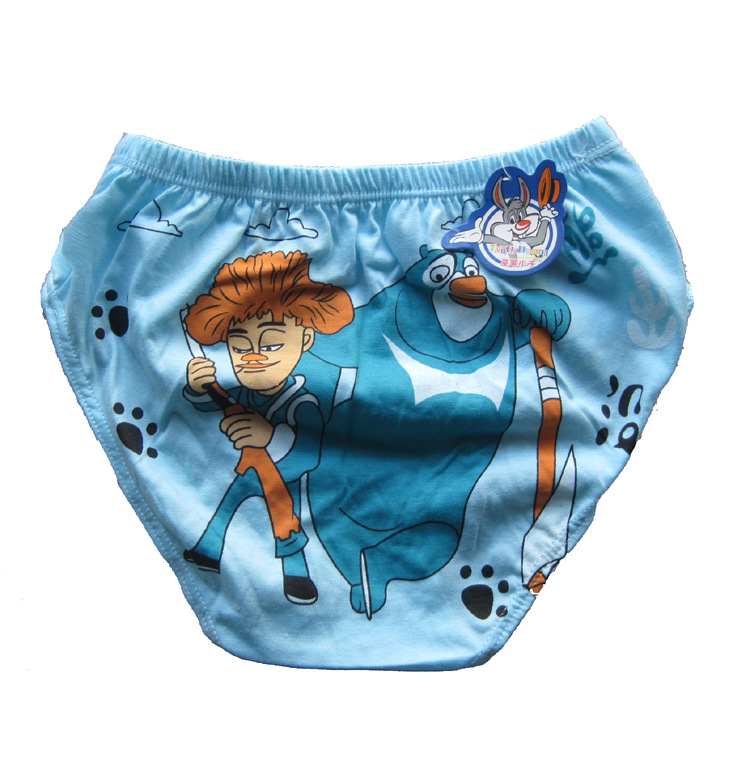 童<em>内衣内裤</em>-2014新款<em>光头强</em>卡通纯棉男童三角