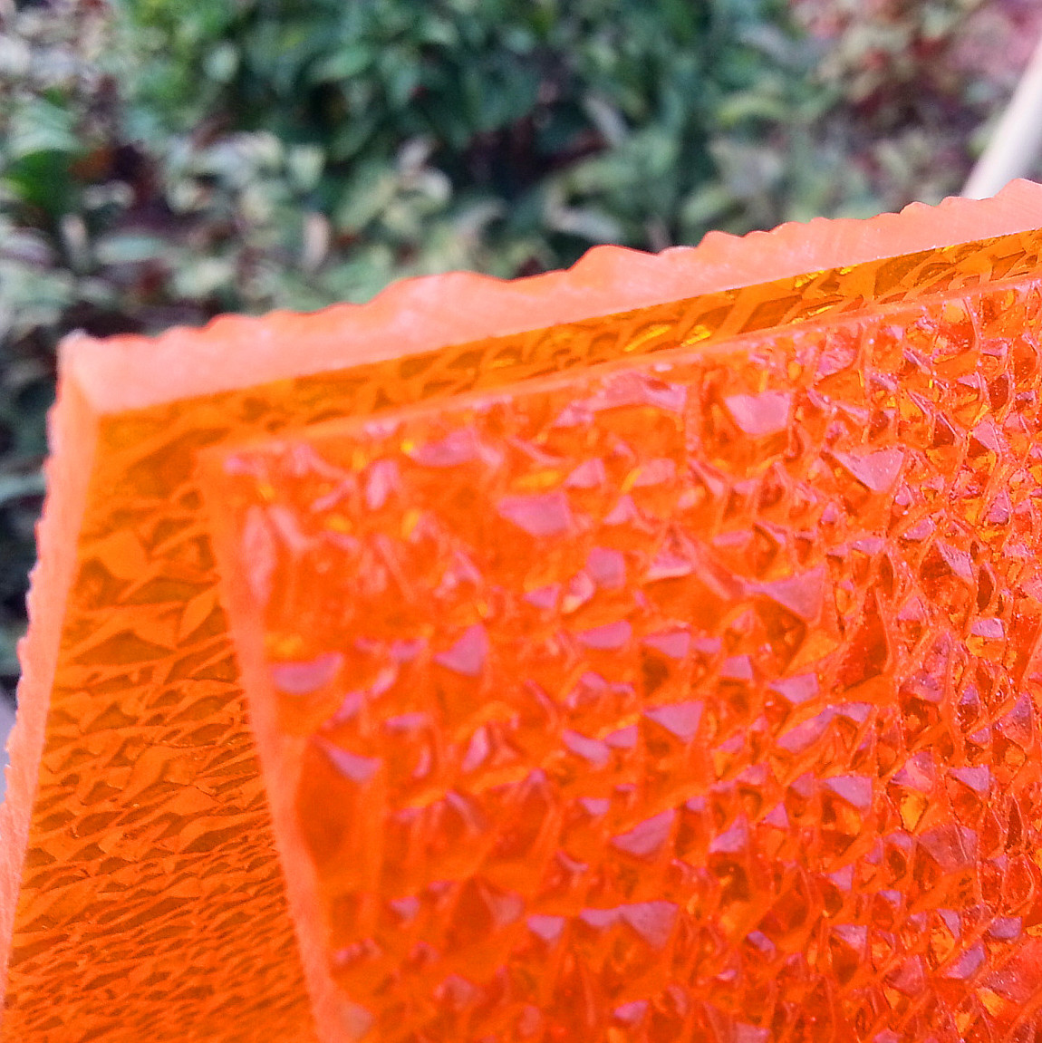 黄色PC颗粒板正面