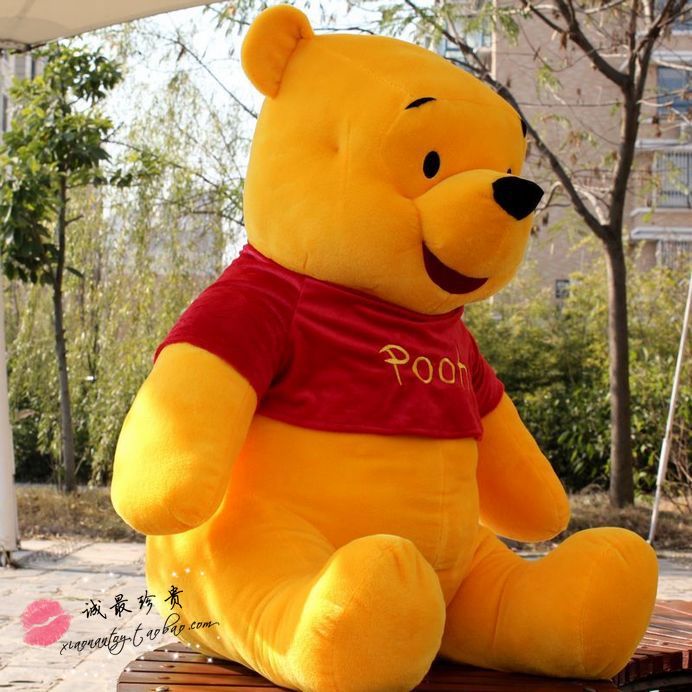 供应迪士尼小熊维尼熊毛绒玩具公仔 创意生日礼物女生布娃娃七夕