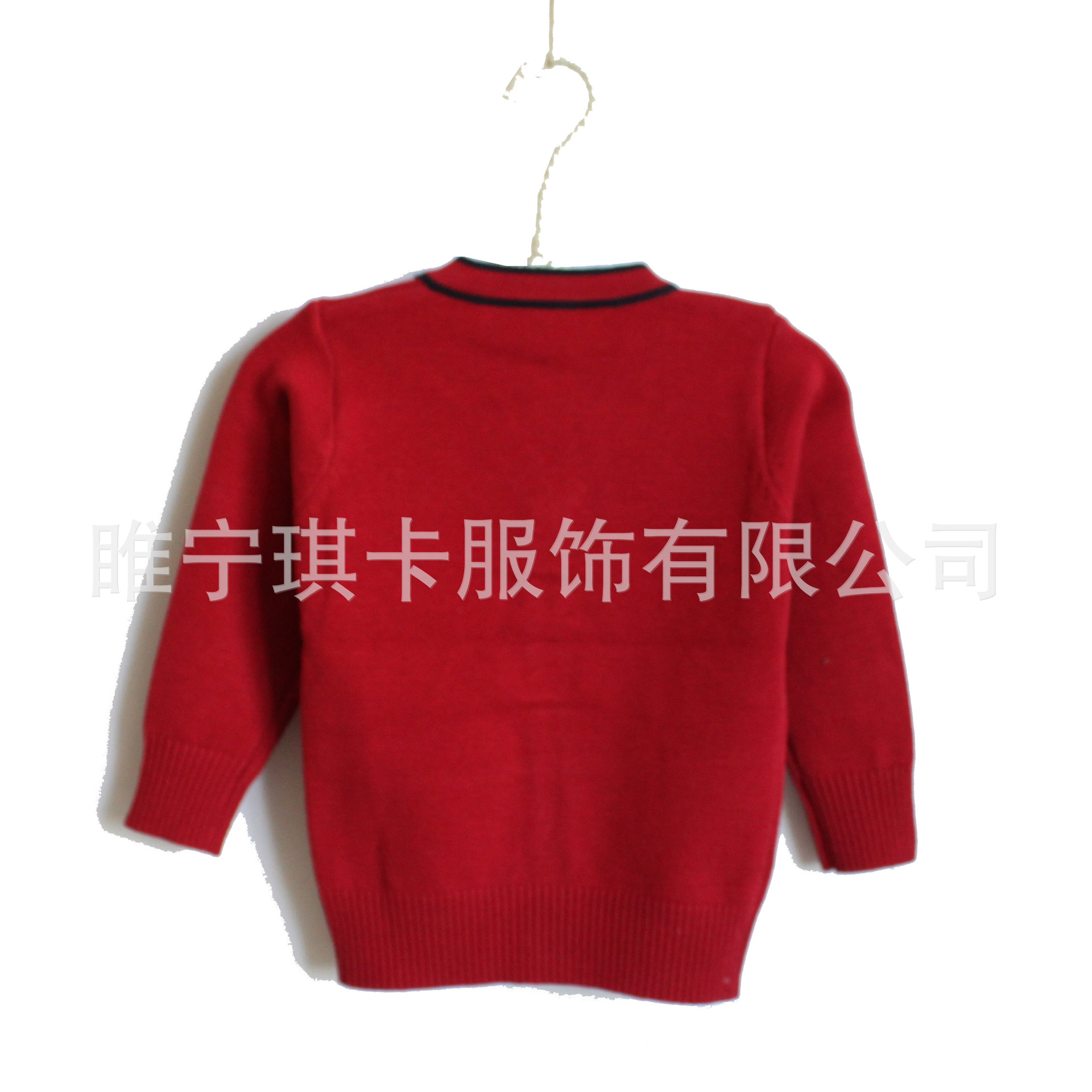 童<em>毛衣</em>-外贸童装 韩版<em>红色</em>纯棉线<em>小狗开衫</em>线衣