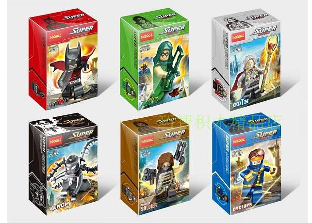 得高超级英雄复仇者联盟人仔 毒液冬兵绿箭侠