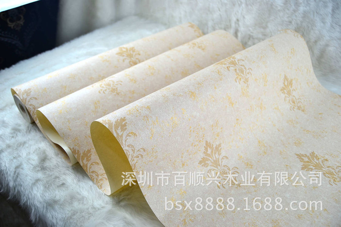 墙纸、壁纸-一卷代发 简约欧式壁纸 家装欧式满