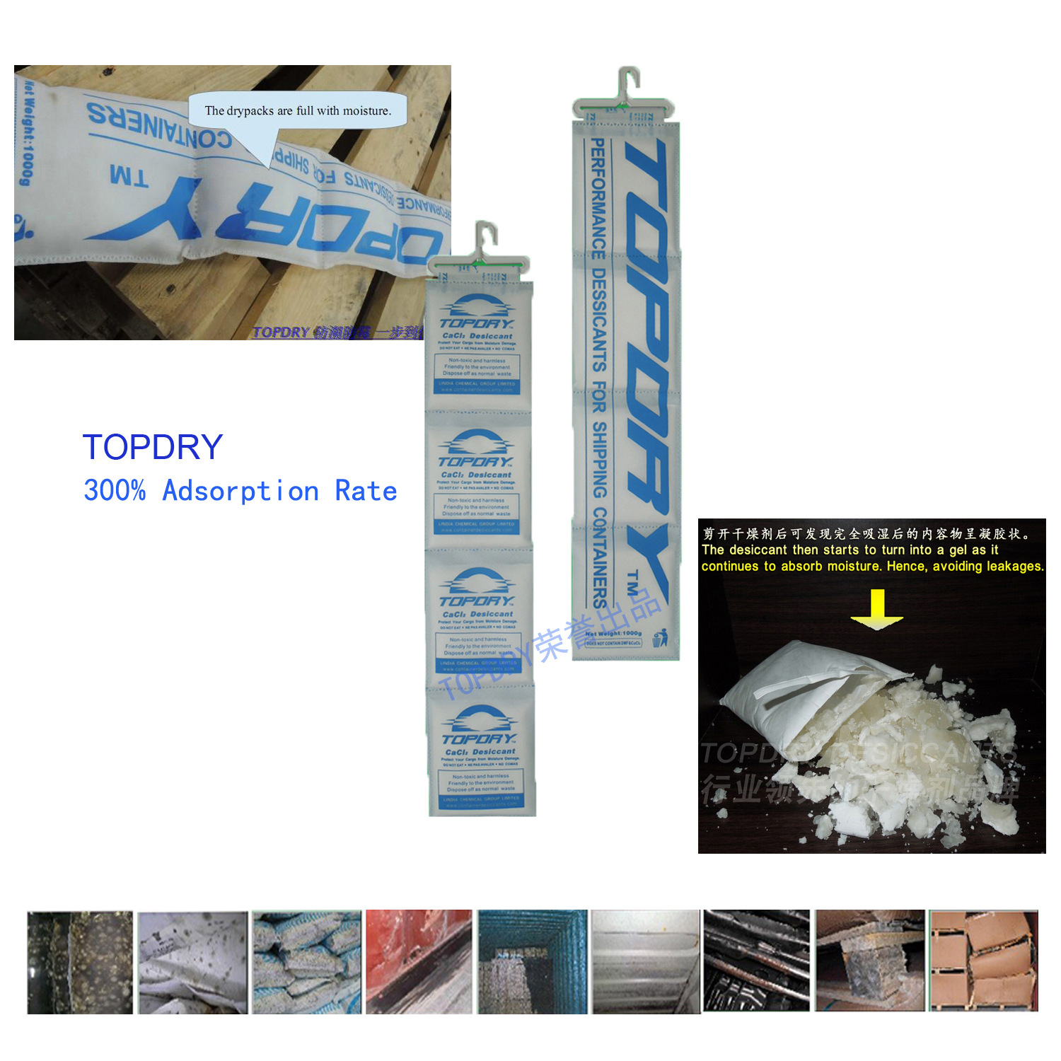 container desiccant moisture a