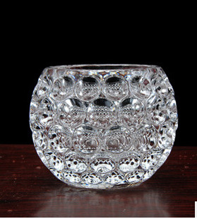 屋美屋 时尚创意家居花瓶 圆球圆点透明水晶玻璃花瓶水培 举报