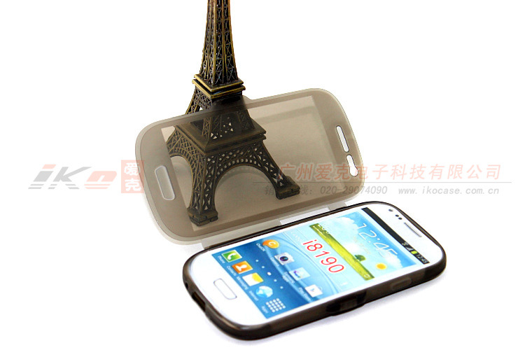 三星 I8190 磨砂透明翻盖 13_