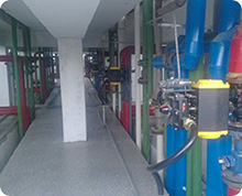 气动阀安装现场