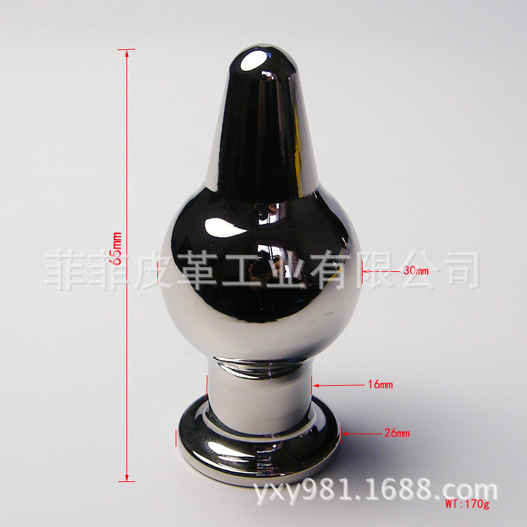 钢实心肛塞 性用品 成人用品 后庭塞 后庭用具 