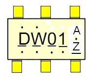 特价供应 锂电池保护ic dw01az 华虹 芯片 均衡 技术支持 sot-23