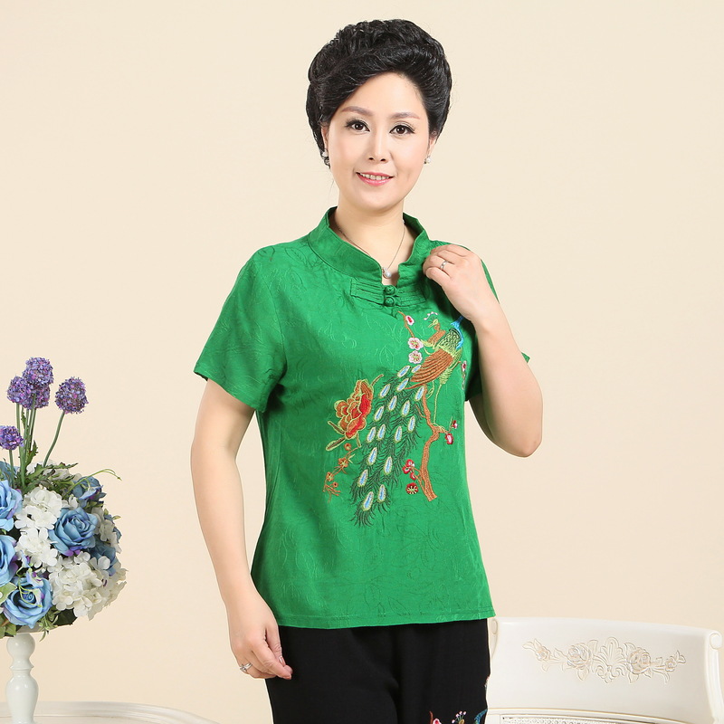 批发采购中老年女装-中老年女装 夏装轻薄全棉