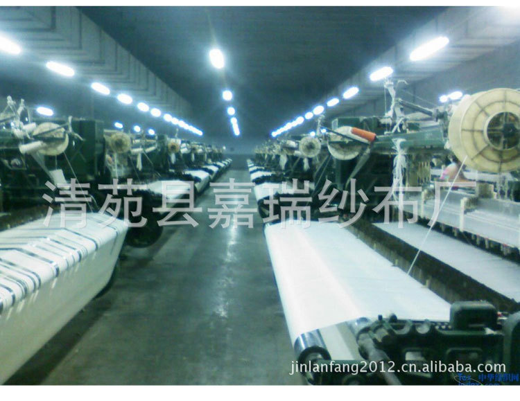 本白方格双层纱布_08