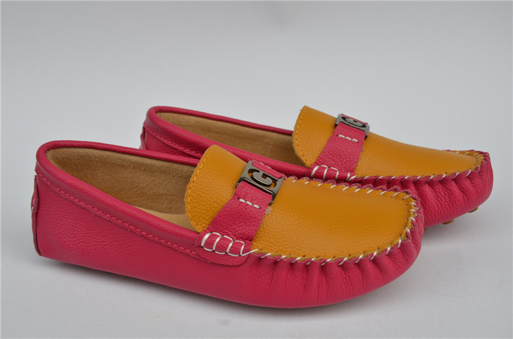 厂家特价童鞋直销 2014新款真皮童单鞋广州童鞋韩版时尚男女同款