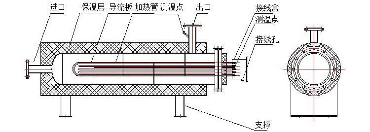 管道加热器的设计图纸