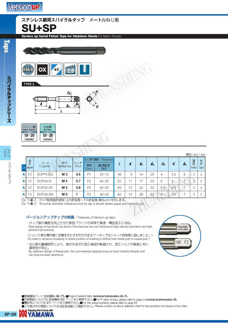 su+sp升级版螺旋丝攻