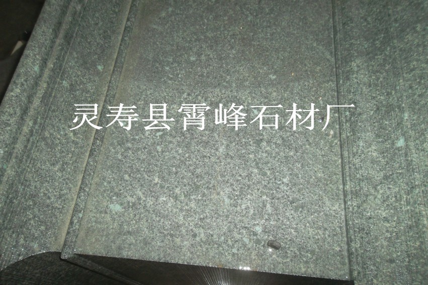 霄峰石材供应深绿麻花岗岩火烧板200*200*30 现货销售量大价优惠