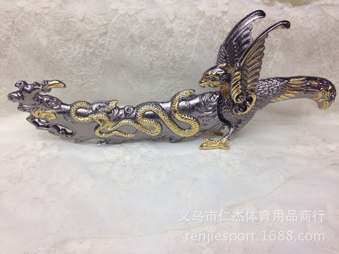 工艺礼品 0501龙刀 未开刃工艺装饰龙泉宝剑 武