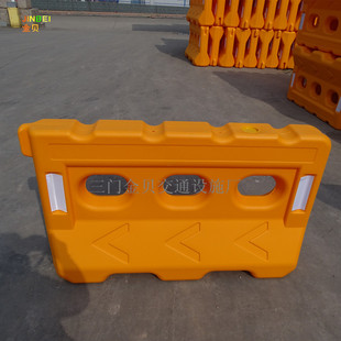 新款三孔水马塑料隔离墩塑料围栏 交通道路安全分流分道 防撞墩
