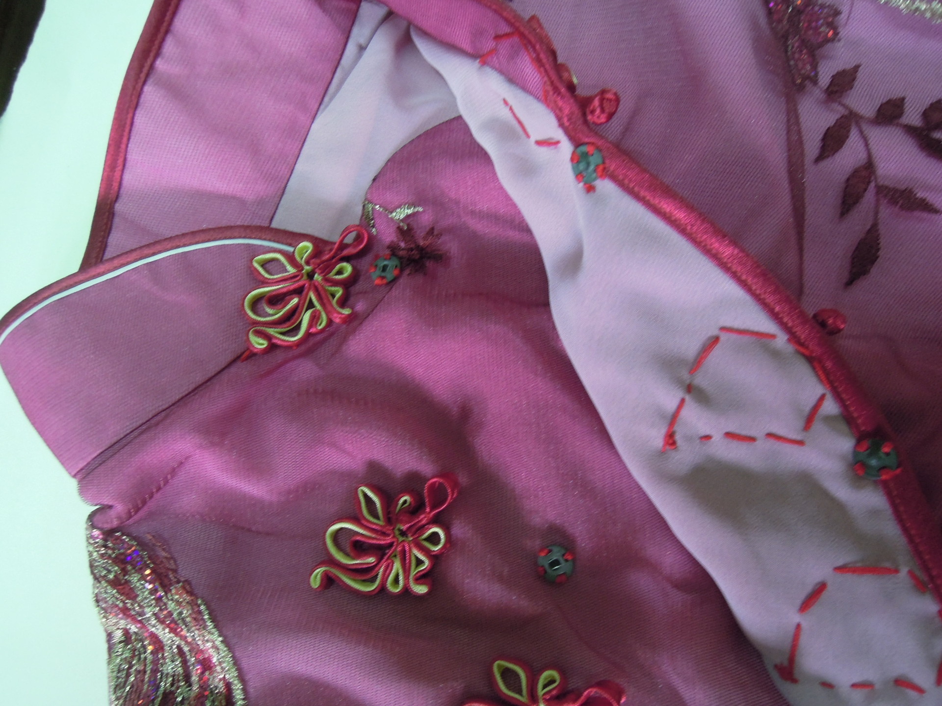 厂家专订2014春季 女装 旗袍 真丝 纯手工制作 精品服装 民族服装