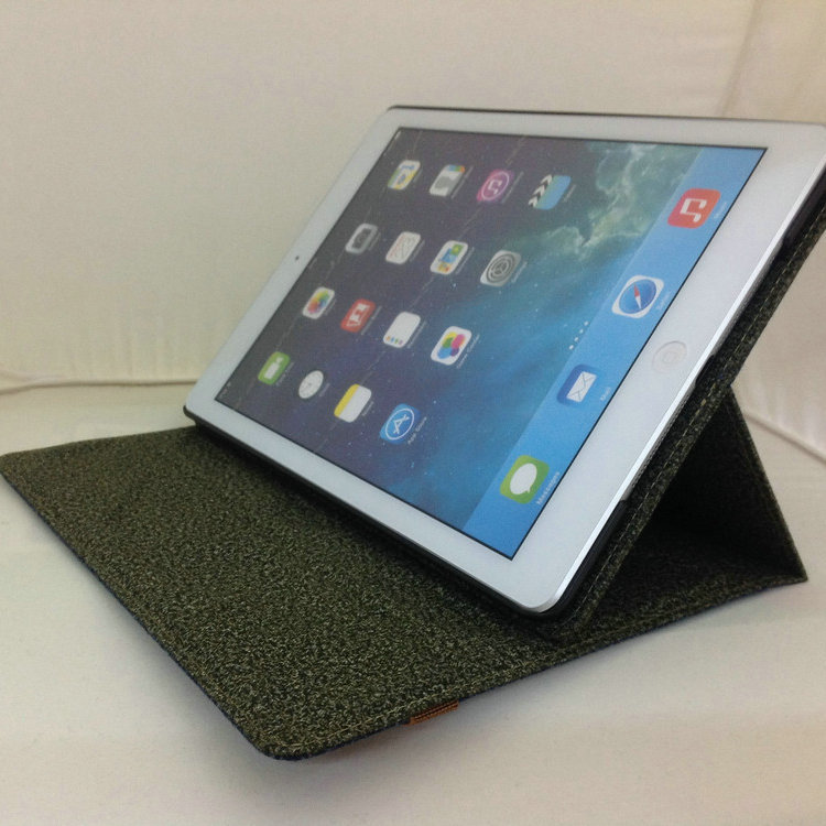 【厂家研发]iPad Air 新款双色支架多功能皮套