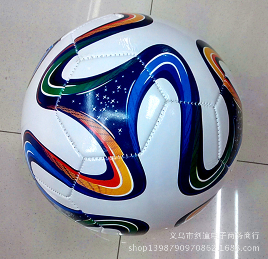 足球-2014巴西世界杯足球经典黑白块足球5号