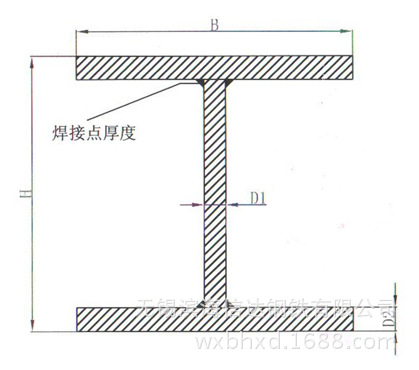 焊接型钢图纸