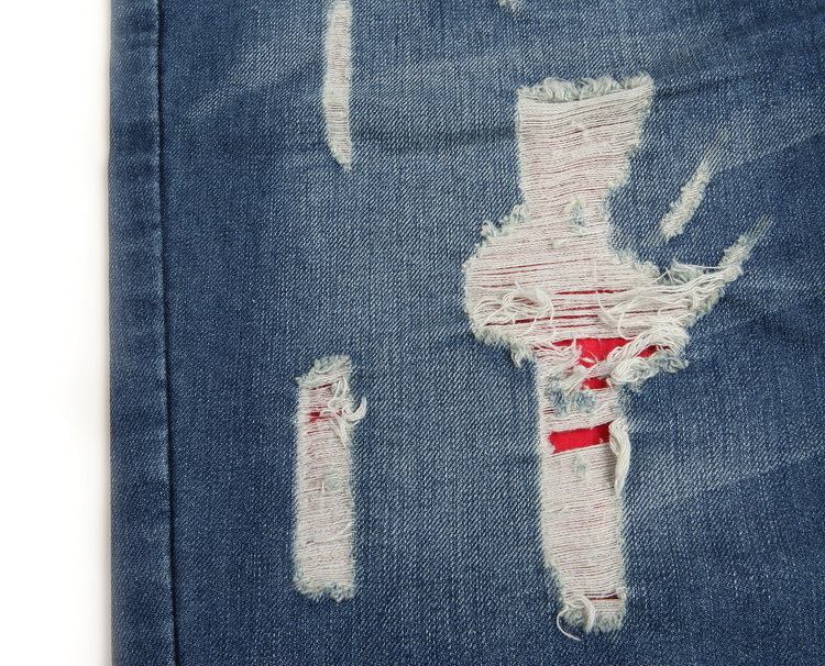 【2014新款<em>男士短裤破洞</em>个性时尚男式牛仔裤